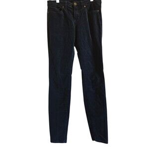 Stylus Navy Blue Skinny Jeans 10Tall Five Pocket